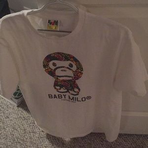 Men’s Bape baby milo t shirt